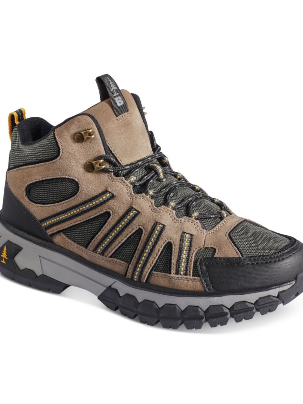 **SALE** Bass Outdoor Men S Vibram Peak Trail II Hiking Boot Taupe Olive Sz 10